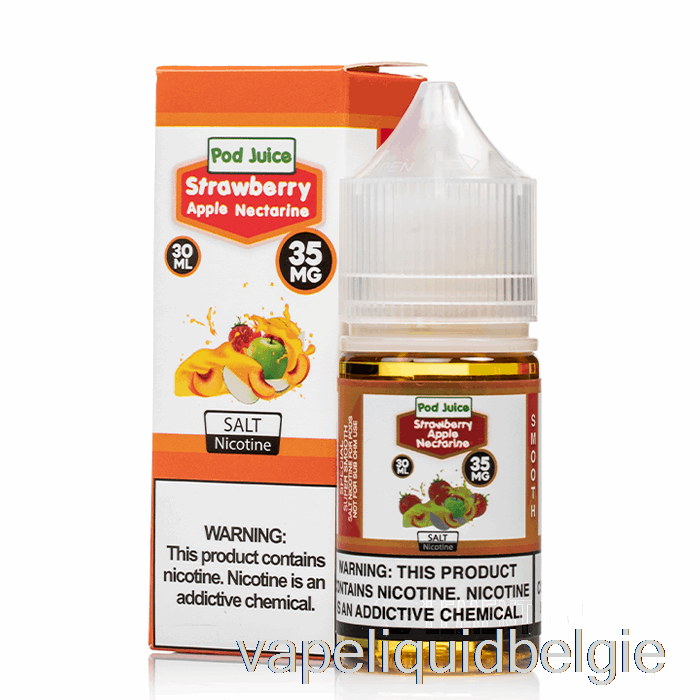 Vape Smaken Aardbei Appel Nectarine - Peulensap - 30ml 20mg